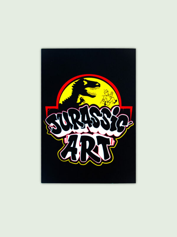 Print collector Jurrasic park artwork - street art