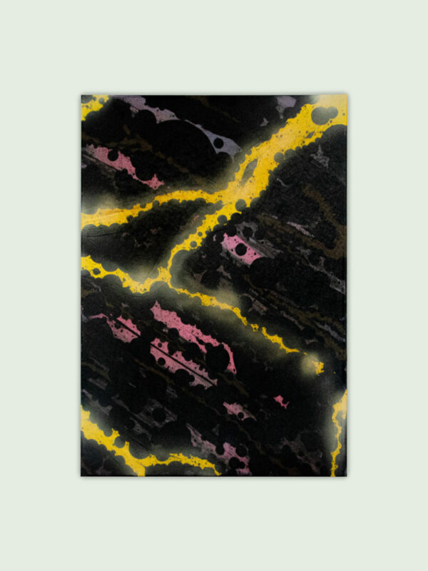 Cosmic storm, paint, peinture acrylique style comics Jack Kirby