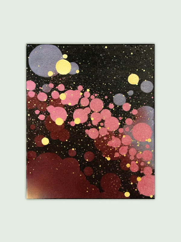 Nova storm, paint, peinture acrylique style comics Jack Kirby